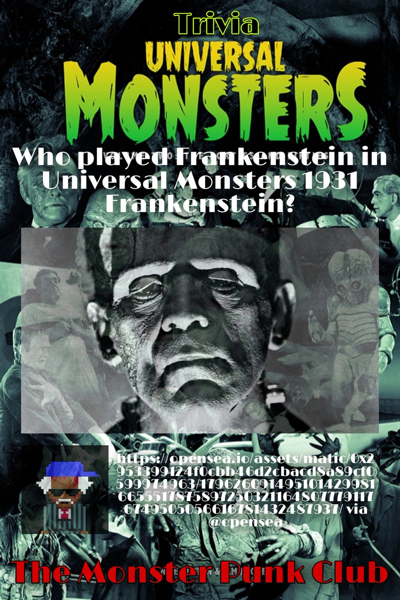 Monster Punk Trivia Time!!! opensea.io/assets/matic/0… via <a href="/opensea/">OpenSea</a>
