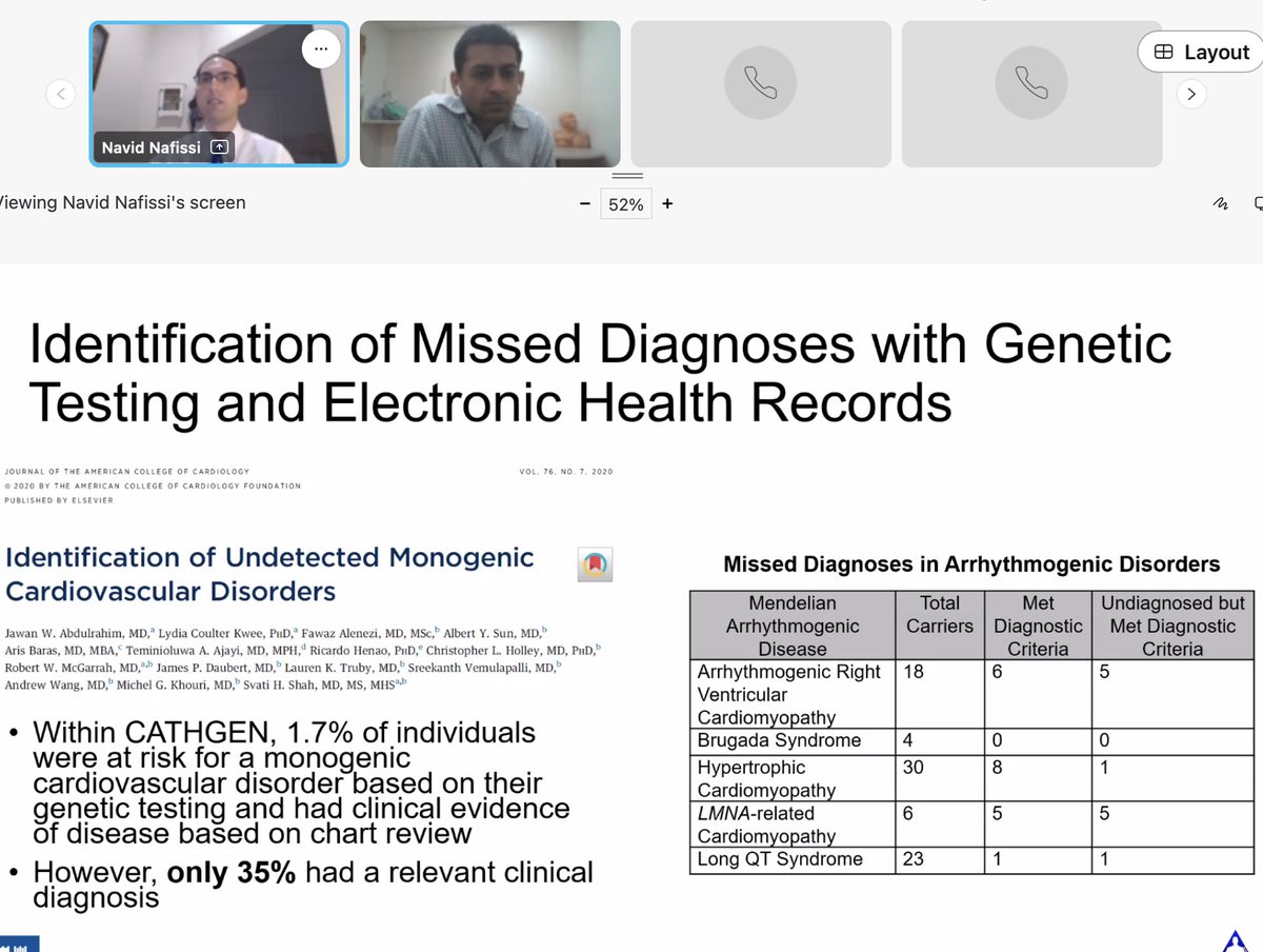 Duke Cardiology Fellows (@dukecardfellows) on Twitter photo Incredible talk by <a href="/NavidNafissi/">Navid Nafissi</a> reviewing the genetic predisposition to arrhythmogenic disorders and the future of precision medicine. Great job Navid!!! Incredible talk by <a href="/NavidNafissi/">Navid Nafissi</a> reviewing the genetic predisposition to arrhythmogenic disorders and the future of precision medicine. Great job Navid!!!