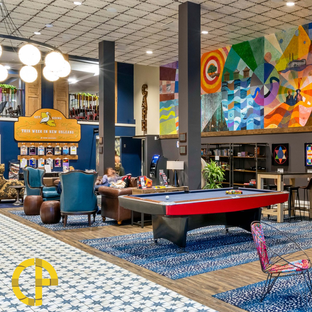CParch_com's tweet photo. HI New Orleans Hostel, located in the New Orleans Central Business District along Canal Street, is welcoming back staff and guests in a post-COVID world. https://t.co/ExHrTk5Hvp