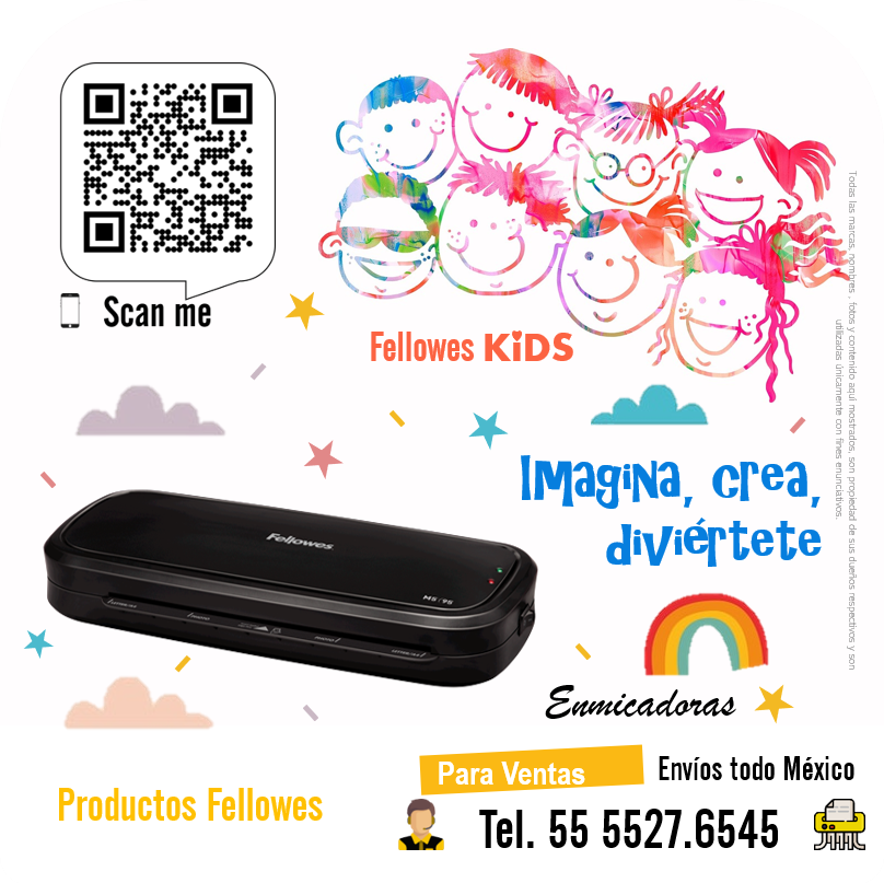 fellowesventas's tweet photo. Detrás de cada niño que cree en si mismo, hay un padre que creyó en el primero. 👧🏻🌟👦🏻
🧠 Estimula su creatividad, impulsa su pasión y haz volar su imaginación mientras lo cuidas a crear sus propias manualidades. 🎨#Felizdiadelniño
📱 https://t.co/kn6OgwcRE2 #fellowes #fellowesMx https://t.co/8fuotJoIiA