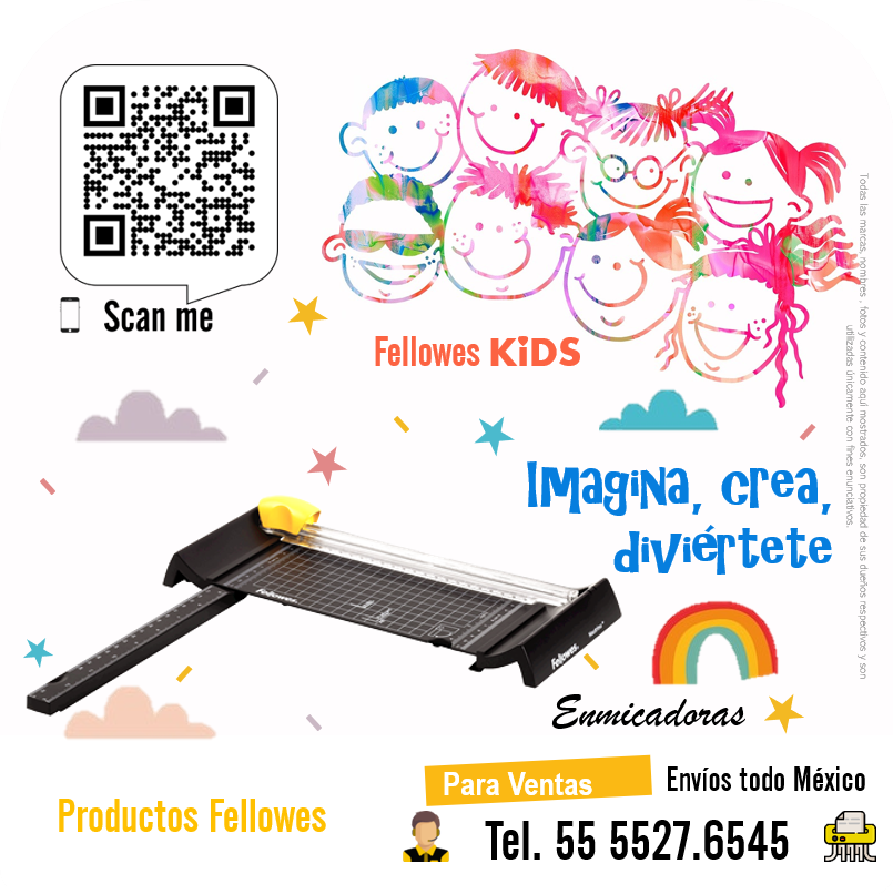 fellowesventas's tweet photo. Detrás de cada niño que cree en si mismo, hay un padre que creyó en el primero. 👧🏻🌟👦🏻
🧠 Estimula su creatividad, impulsa su pasión y haz volar su imaginación mientras lo cuidas a crear sus propias manualidades. 🎨#Felizdiadelniño
📱 https://t.co/kn6OgwcRE2 #fellowes #fellowesMx https://t.co/8fuotJoIiA