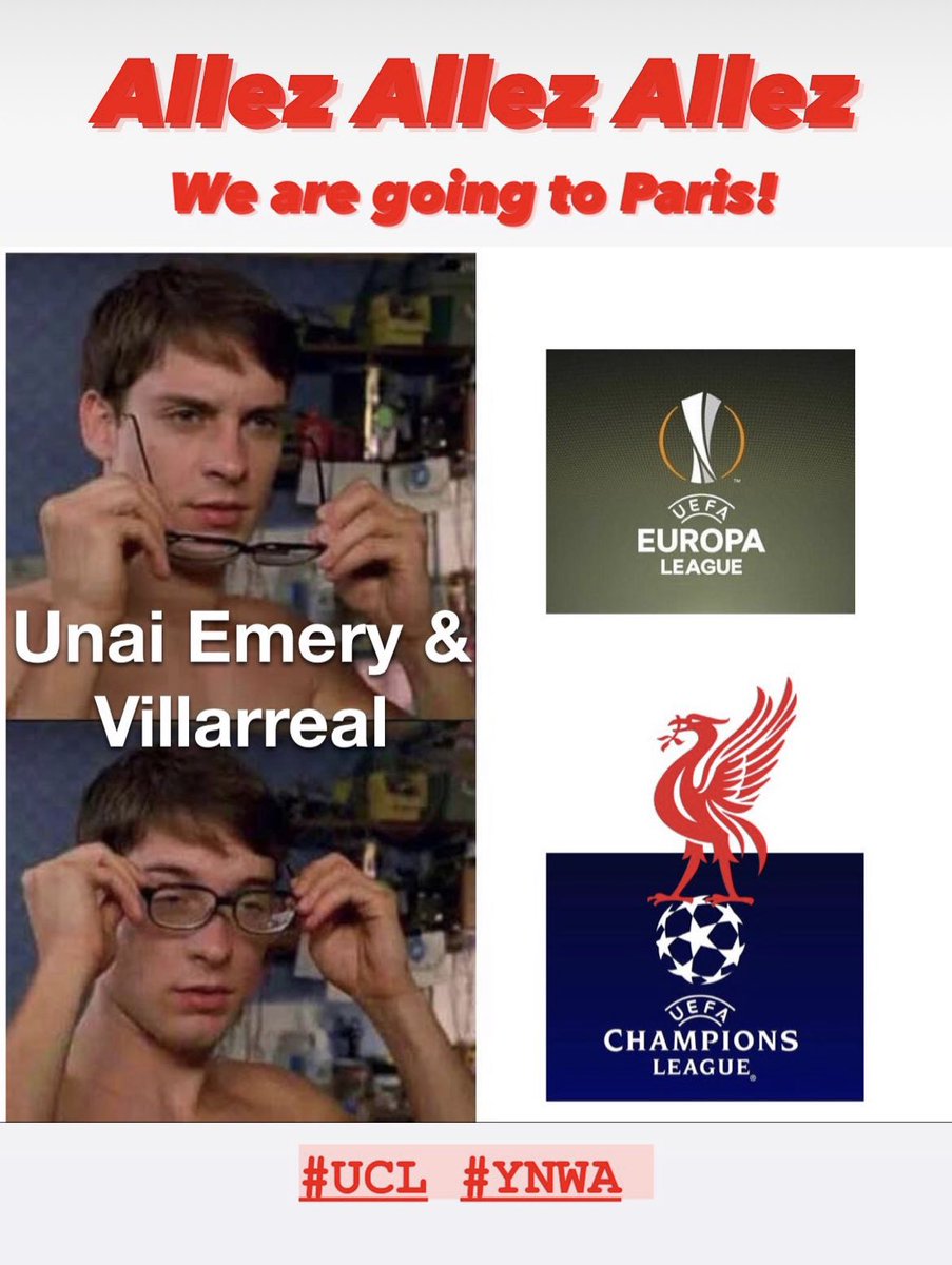 We are going to Paris! No Disrespect to the Yellow Submarine. #YNWA #Liverpool #UCL