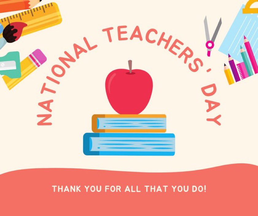 We'd be lost without you!

When you see a teacher, thank a teacher! 

Happy National Teachers' Day!

#nationalteachersday #k12 #stemeducation