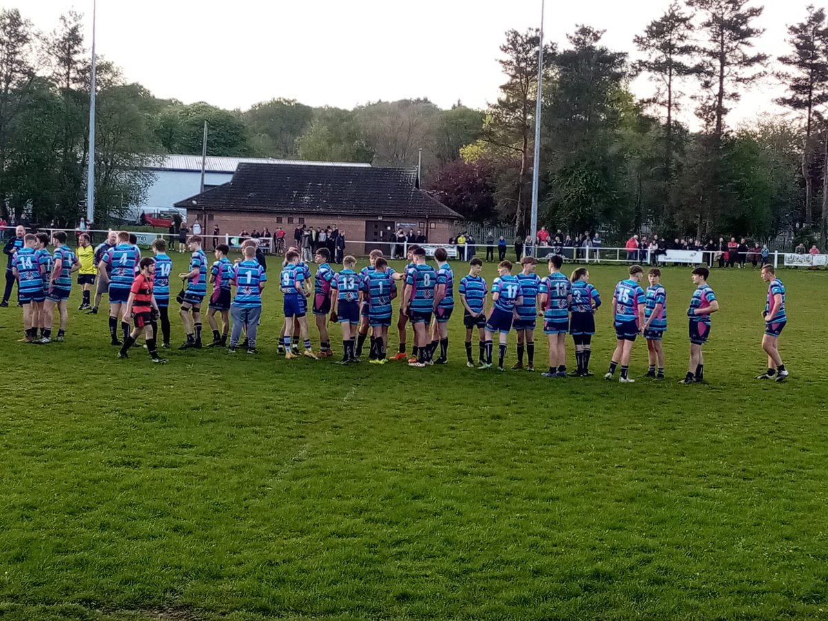 TrebanosRFCJuni's tweet photo. Well done to our U16βs on their cup final win tonight. Commiserations to @MorristonLions and thank you to @ystradbluesrfc for hosting us. #proudclub #futuresblue https://t.co/1WtCf5pA4i