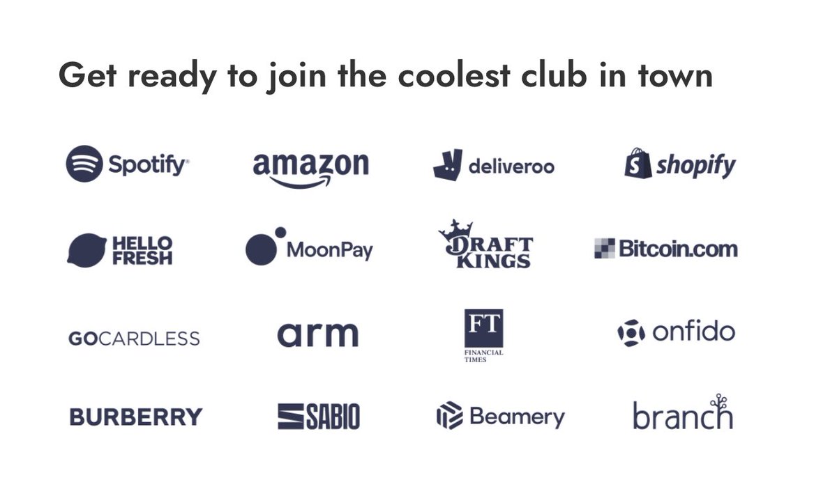 ConorAtGo's tweet image. If someone told me half of these companies would be customers of Go Swag two years ago I’d be over the moon. Each name here represents a story of pure graft from the team 🙏