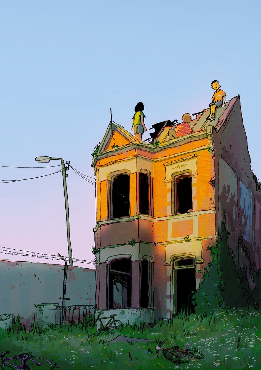 Alariko_'s tweet photo. #MaySketchADay the abandoned house https://t.co/qFui8pWIId