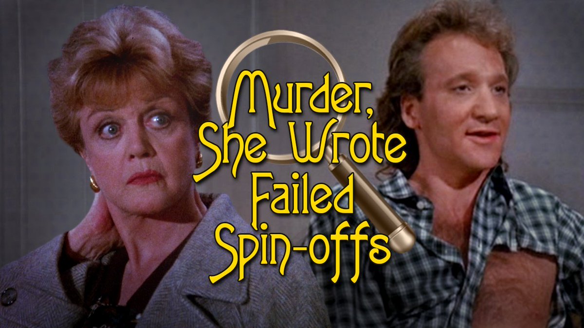 Atomic_Abe's tweet photo. The were 264 episodes of MURDER, SHE WROTE. 
Of those, 7 were failed spin-offs. We've got the best and worst of the bunch 
#MurderSheWrote #BackdoorPilot #BillMaher #DianaCanova #JerryOrbach #PatHingle #SpinOff 
https://t.co/Ar6PHs7lsE https://t.co/X26yiDvDqS
