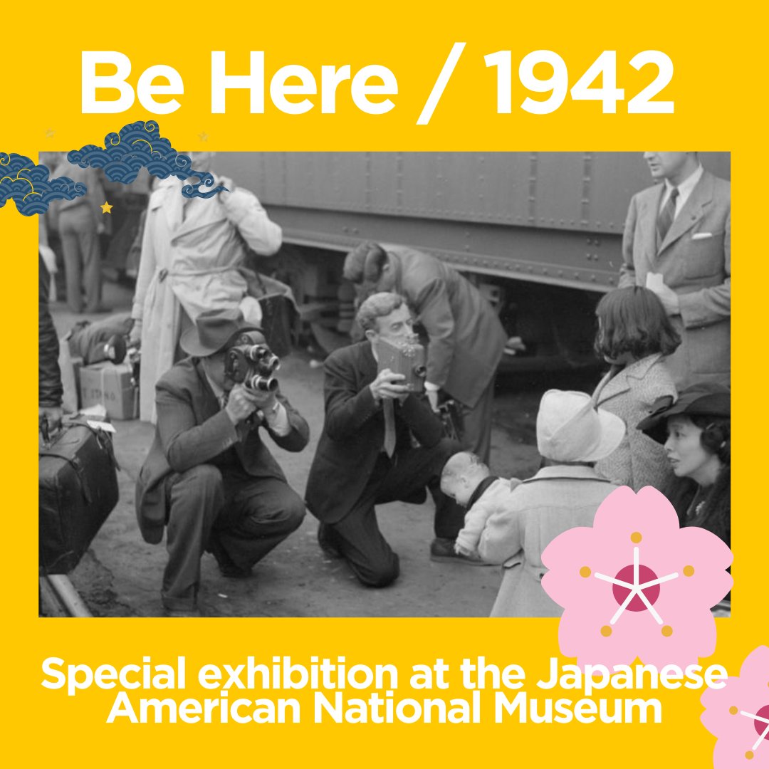 nyuprograminla's tweet photo. For Asian American Pacific Islander Month, the Japanese American National Museum (JANM) is honoring it with their newest exhibition - BeHere / 1942: A New Lens on the Japanese American Incarceration - starting May 7th all the way to October 9th. https://t.co/16v9n9M8o8