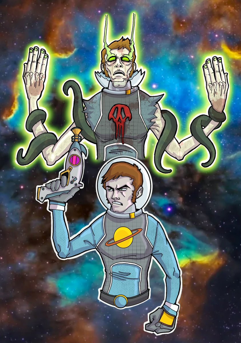 jklocman's tweet photo. @ThePossessedNFT meet the captain - he needs help! On exhibition he came afoul of something…..unknown. Please - he needs a doctor. (A little fan art for fun and a a bit of shameless begging for entry! jkloc#6741) https://t.co/hKFGausxZY
