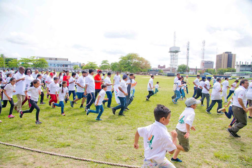 india_nigeria's tweet photo. Honoured  to attend ‘Run for Unity’, ‘Yoga’ and ‘Celebration of Birth Anniversary of Nobel laureate Rabindranath Tagore’ organized by Afro Asian Initiative for Community Development to celebrate AKAM 400+ persons including  few Nigerian dignitaries participated in the event. https://t.co/1ZrwoWx307