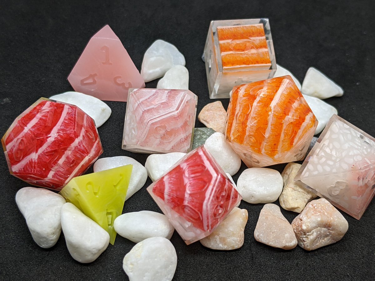 ResinRam's tweet image. 2K giveaway time!!!

I have two sets for this giveaway. 

To enter:
-Follow me
-Like this tweet
-RT!

Giveaway ends May 9th midnight EST! 
Worldwide shipping will be covered by me.
#dice #dicecraft #diceset #dnd #ttrpg #ttrpgdice #polyhedraldice #handmade #Giveaway #sushi