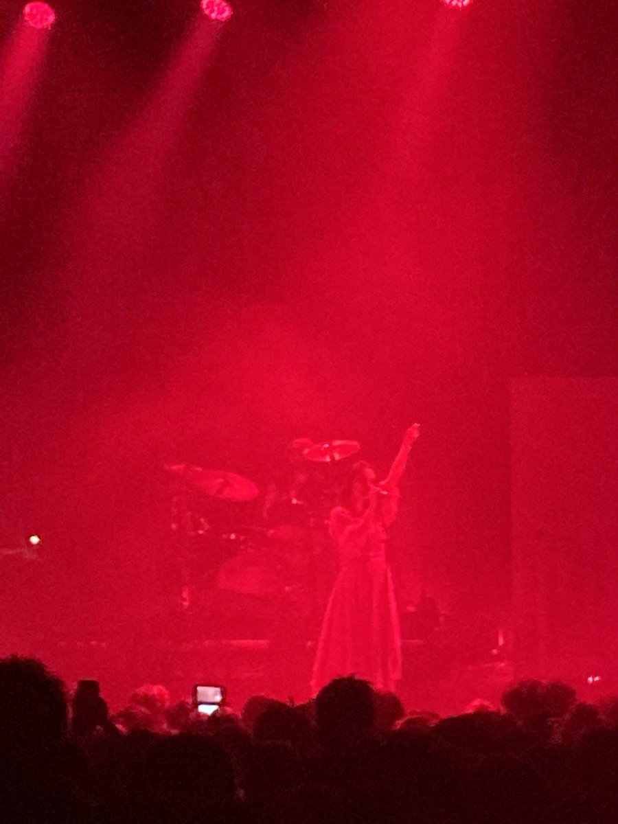 stowe__'s tweet photo. A big shout out to whoever was using the Nintendo DS to take photos of Mitski tonight in Paris https://t.co/6pcZWmvXes