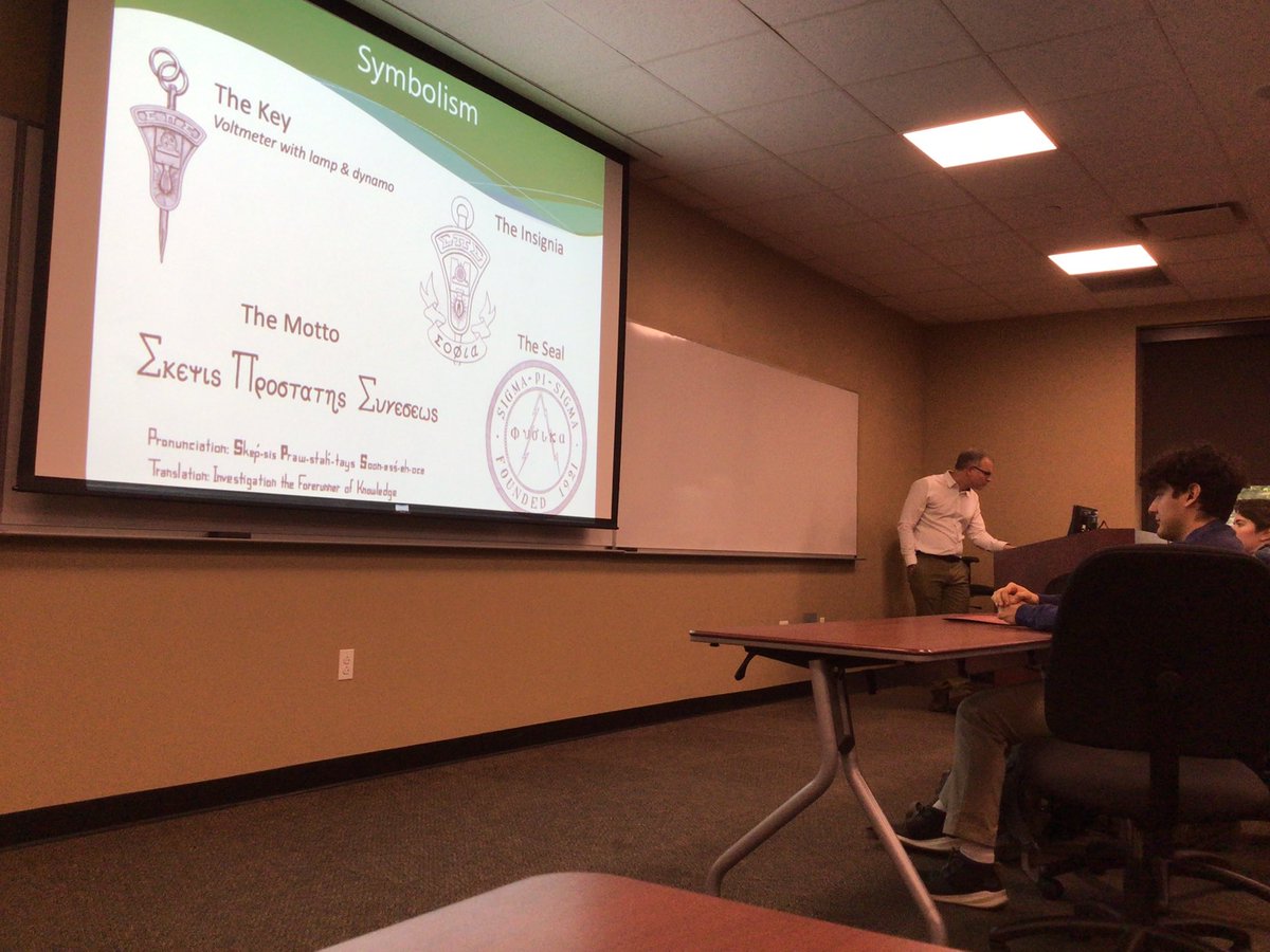 drbixby's tweet image. Wow! #SigmaPiSigma induction @LewisUniversity this afternoon. Congrats to our amazing physics students! @KozLab_LewisU