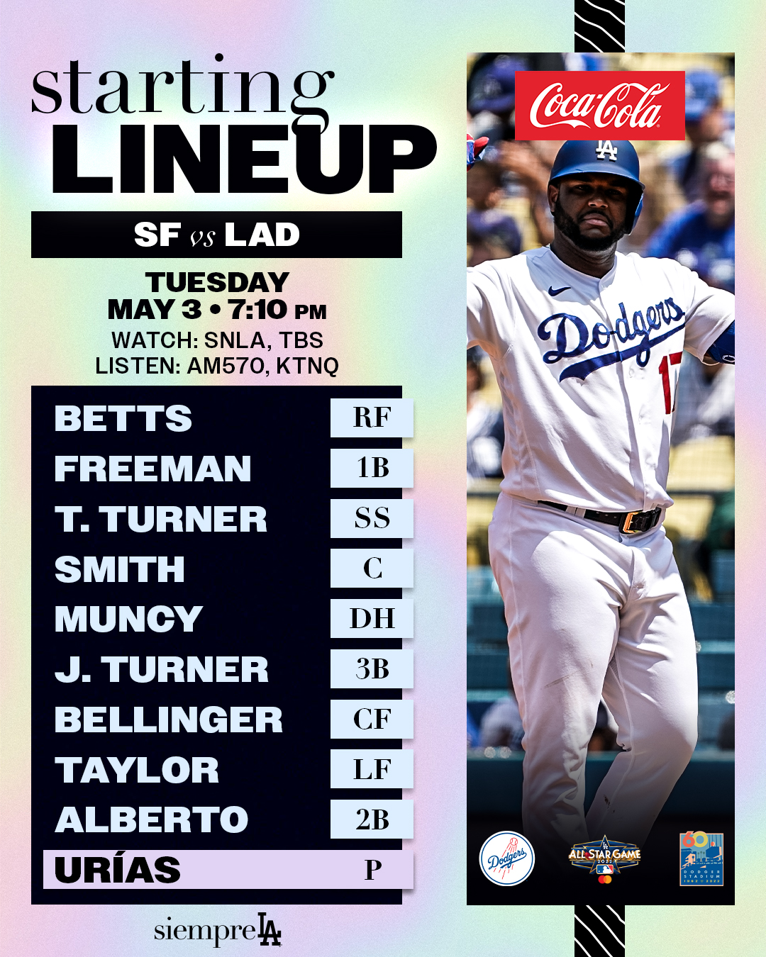Dodgers tonight outlet