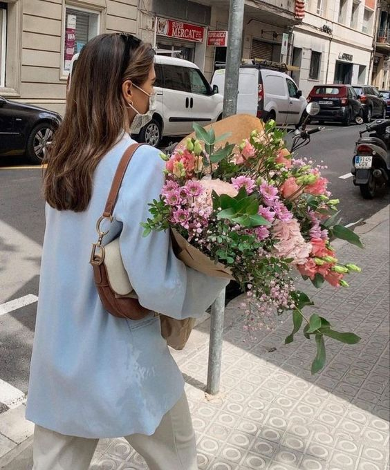 just a girl and her flowers