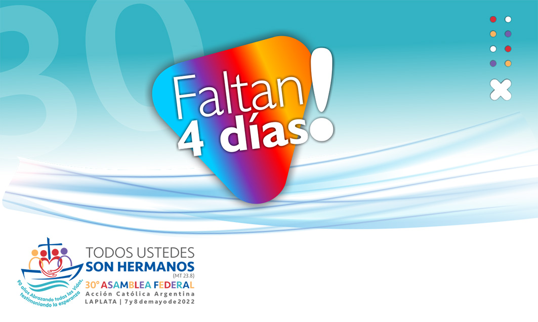 accion_catolica's tweet photo. 🗓️😍 Faltan 4 días!!! para que comience nuestra #30AF 💙💚

⏰ Te invitamos a sumarte al webinar “AC: Misión, Servicio y Pasión”, el 4/5 a las 20 hs. 

📲 En vivo por YouTube 👉 https://t.co/6ZSebeSAUW

🙋 Se parte 👉 https://t.co/kmOKJ472V9 

#todoshermanos #somosmision https://t.co/TtWqQDO2v3