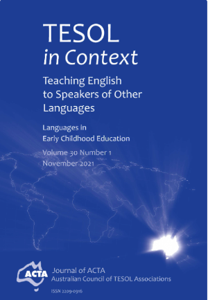 tesolincontext's tweet photo. Online Event *TOMORROW* TESOL in Context Vol 30 No 1: Languages in Early Childhood Education - https://t.co/cz4BX9DE2H https://t.co/amCzuBnJy6