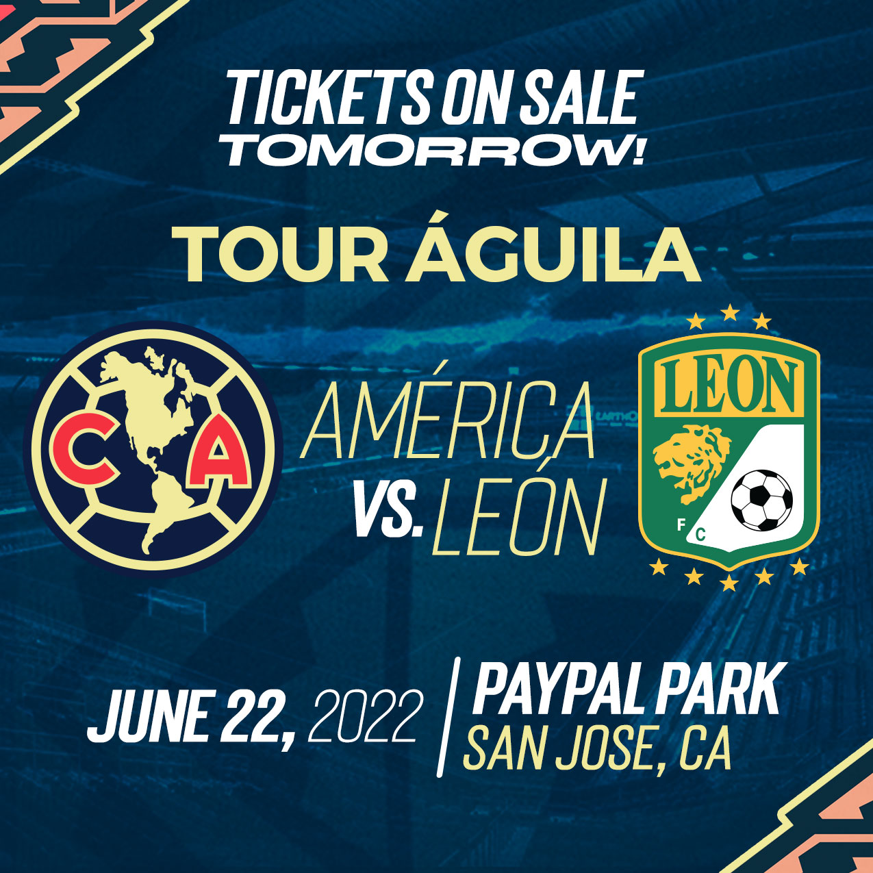 Club América EN on Twitter "🚨 CALIFORNIA 🚨 Tickets On SALE tomorrow! 🎫