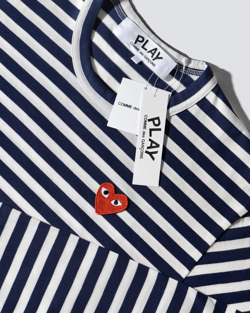 wrongweather's tweet photo. One of the most famous striped t-shirts ever, period.
CDG Play is available at https://t.co/3PqCT3hKCG #cdgplay #mensfashion https://t.co/Oryndu0UfD