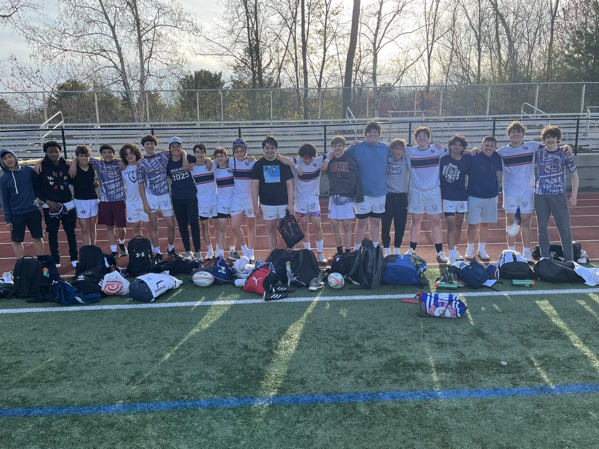 9/10th grade boys win 24-12 at SJP!  Thanks to <a href="/SJPEaglesRugby/">Prep Rugby</a> for hosting and a great match.