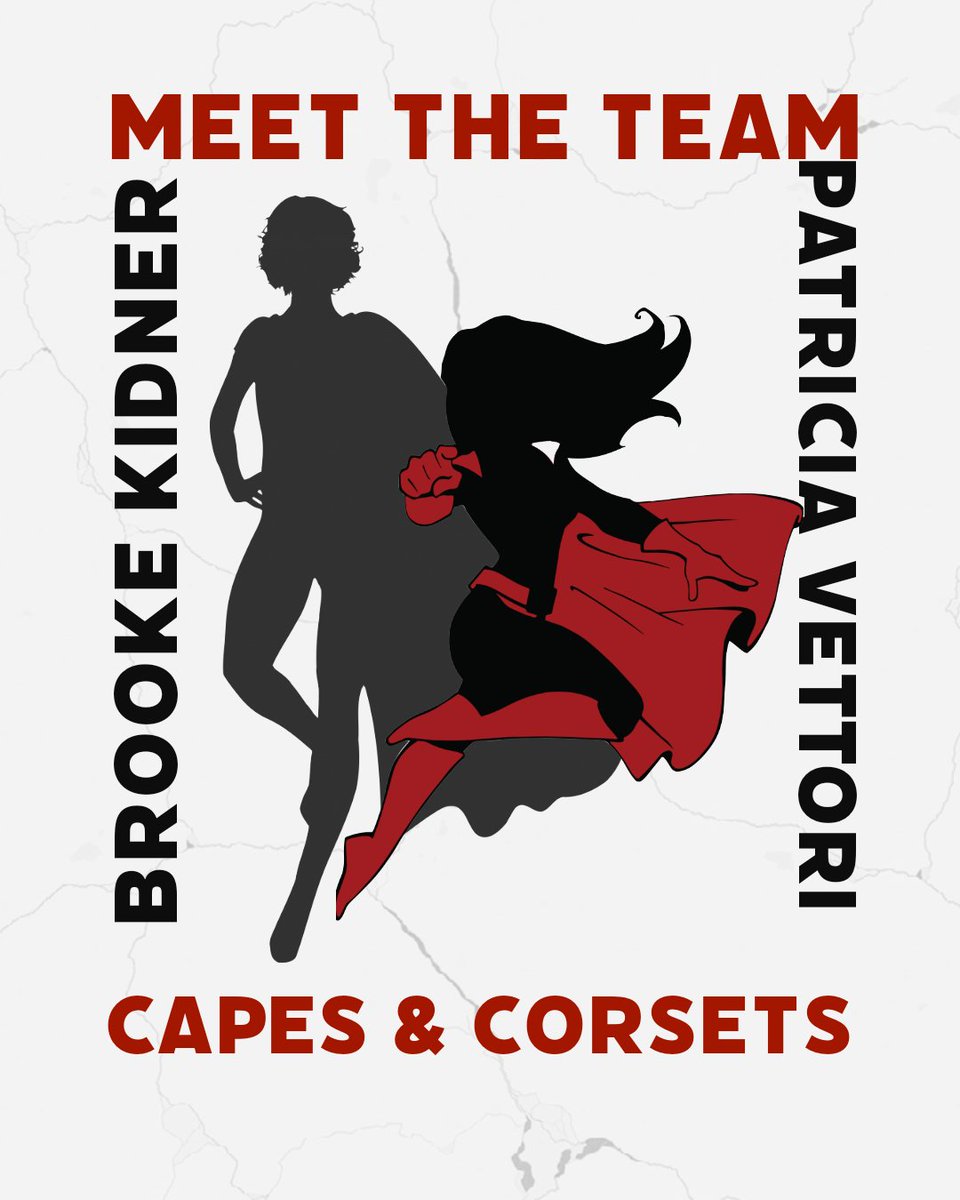CapesCorsets's tweet photo. Meet our team, Brooke and Patricia. Join us for our launch on May 6th as we take a deep dive into the MCU through the female lens! 
.
.
.
#mcu #marvel #marvelpodcast #capesandcorsetspodcast #capesandcorsets #feministbent #feminist #geekygalsofmarvel #geekygirls #lgbtqiafriendly https://t.co/ysLctH5rak
