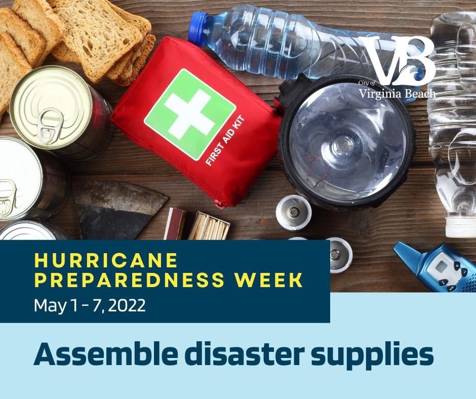 Miller4VB's tweet photo. It is National Hurricane Preparedness Week. Our community has seen the impacts of devastating storms and it is imperative that each home is prepared in case of emergency. Communication and advanced planning can save lives during and after a hurricane. https://t.co/JdCpw7eAlP