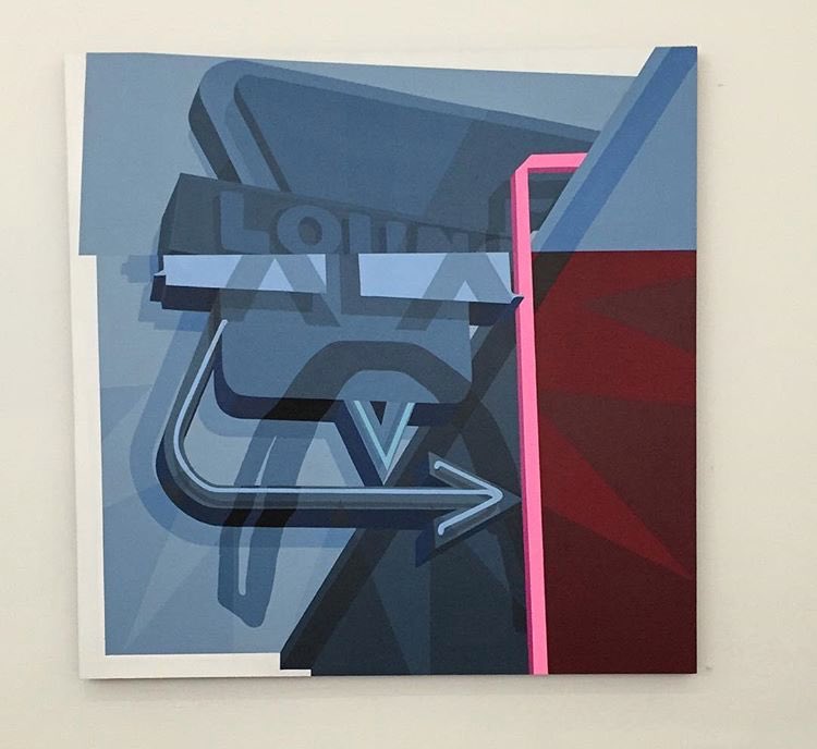 TRAVMSK's tweet photo. Paintings from a 2016 show at @knowngallery /@The7thLetter in Los Angeles. Had a great time making this work, and a lot of the ideas paved the way going forward. #travmsk #traviswashere #theseventhletter #fairfax #gallery https://t.co/wJtyIQQxGT