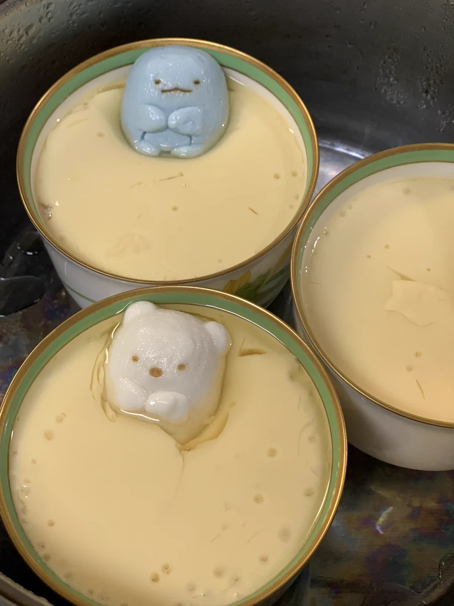 茶碗蒸しからこんにちは！すみっこぐらし蒲鉾が可愛すぎる件。