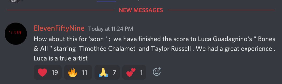 F Yeah Atticus Ross tweet media