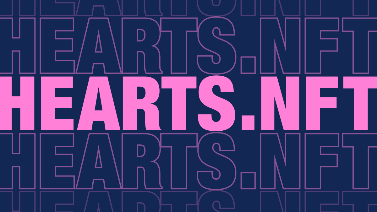 'Hearts.nft' is serving some serious vibes... RT and tell us below if you're a fan of The Hearts Project — and we'll give <a href="/HeartNFTs/">The Heart Project</a> their .NFT domain! 😍 #UDfam #web3 #nft #crypto