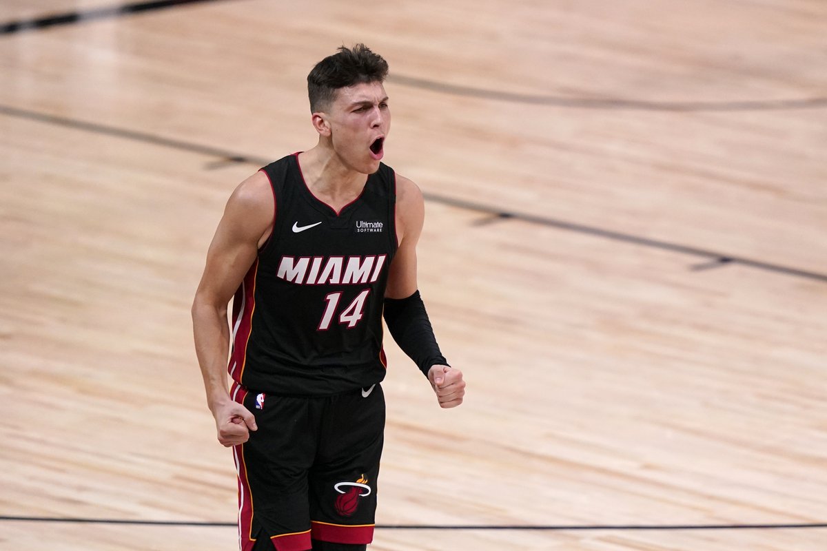 Tyler Herro Miami Heat 2022 Sixth Man of The Year Bobblehead Officially Licensed by NBA