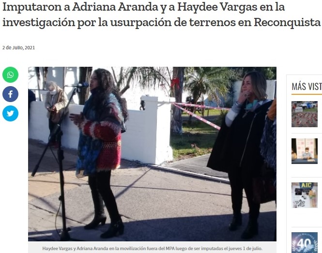 -El Intendente ENRI VALLEJOS dice: "la oposición hace aprovechamiento político con los casos de mis funcionarios".
-Los FUNCIONARIOS de Vallejos: ⬇️