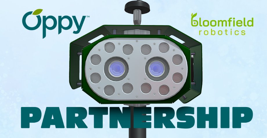 OppyProduce's tweet image. After just one year of trials, Oppy is proud to make its first-ever tech investment in Bloomfield Robotics, solidifying our support of automated yield forecasting AI. Learn more in @AndNowUKnow here: bit.ly/3w1tLWn #BloomfieldRobotics #technology #AI