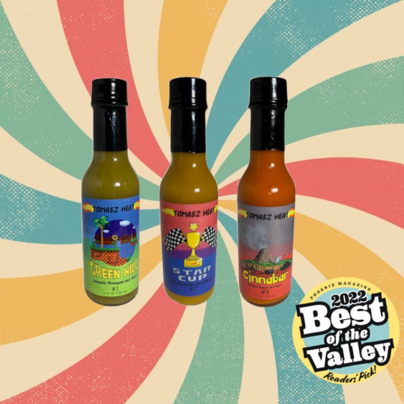 TomaszHeat's tweet photo. Best of the Valley Phoenix Magazine Readers Nominee 📰
Still have two more weeks to vote! 🗳
Food & Drink > ‘Local Food Product’ category
Vote once per day
Vote until 5/21 @ 11:59pm MST
https://t.co/0Bg8NRd1oQ
#localfood #azfood #phoenixmag #phxbov #phoenixmagbov #bestofvalley https://t.co/k9yttLD2i2
