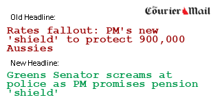 ausheadlinebot's tweet photo. The Courier Mail altered a news headline: https://t.co/tbWfzq3G6r https://t.co/wGmNpD0dwq