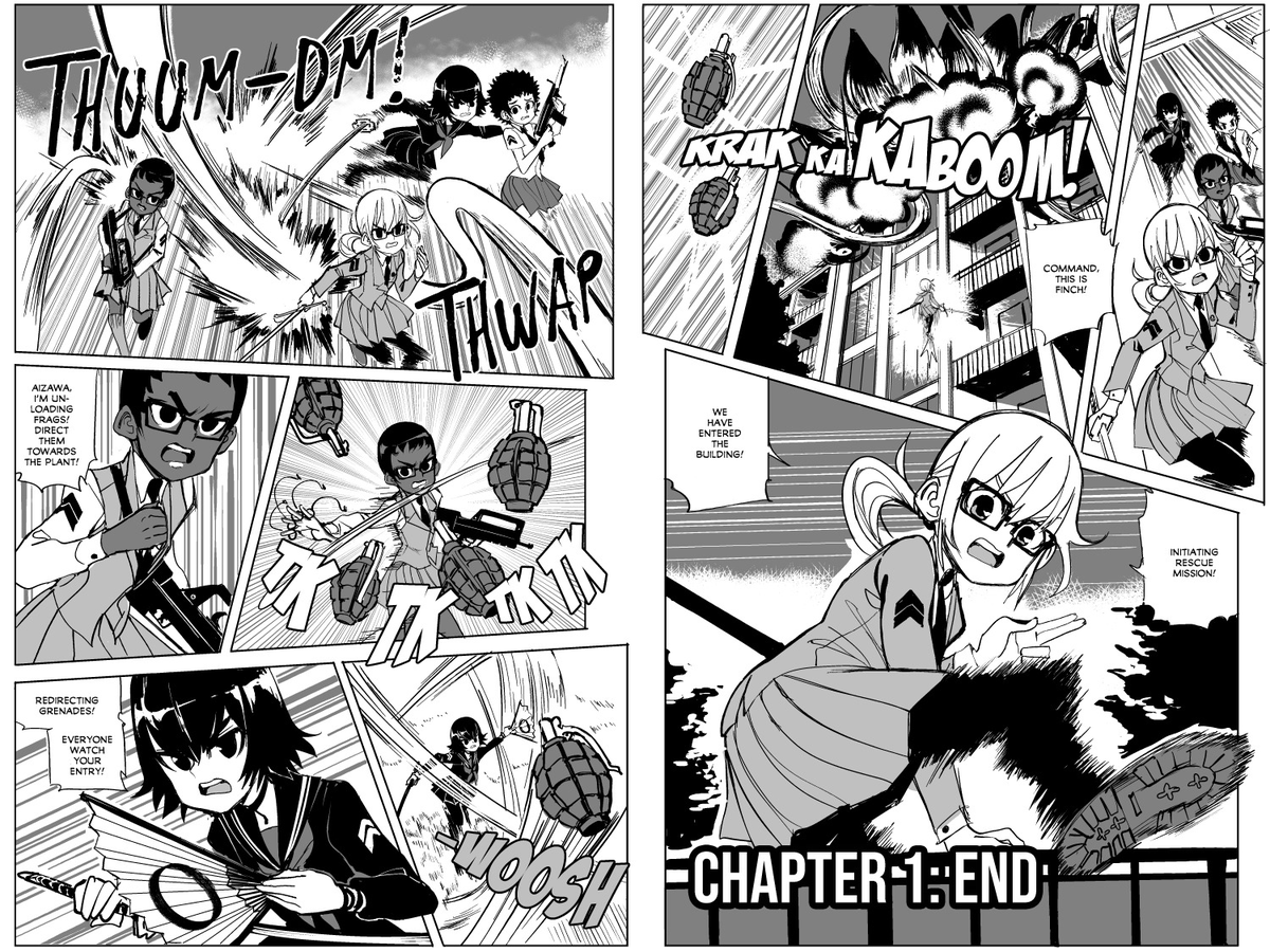 Summary of my comic's plot so far: They crossed the street. 