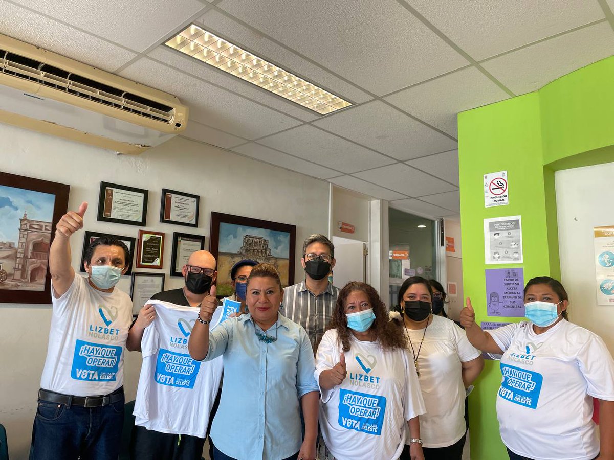 LizbetNolascoT's tweet photo. No podía faltar una visita al UNEME Crónicos Minas; ustedes también forman parte de este proyecto que vamos contruyendo.
#PlanillaAzulCeleste
#LizbetNolasco
#HayQueOperar https://t.co/hnYpdVbbzK