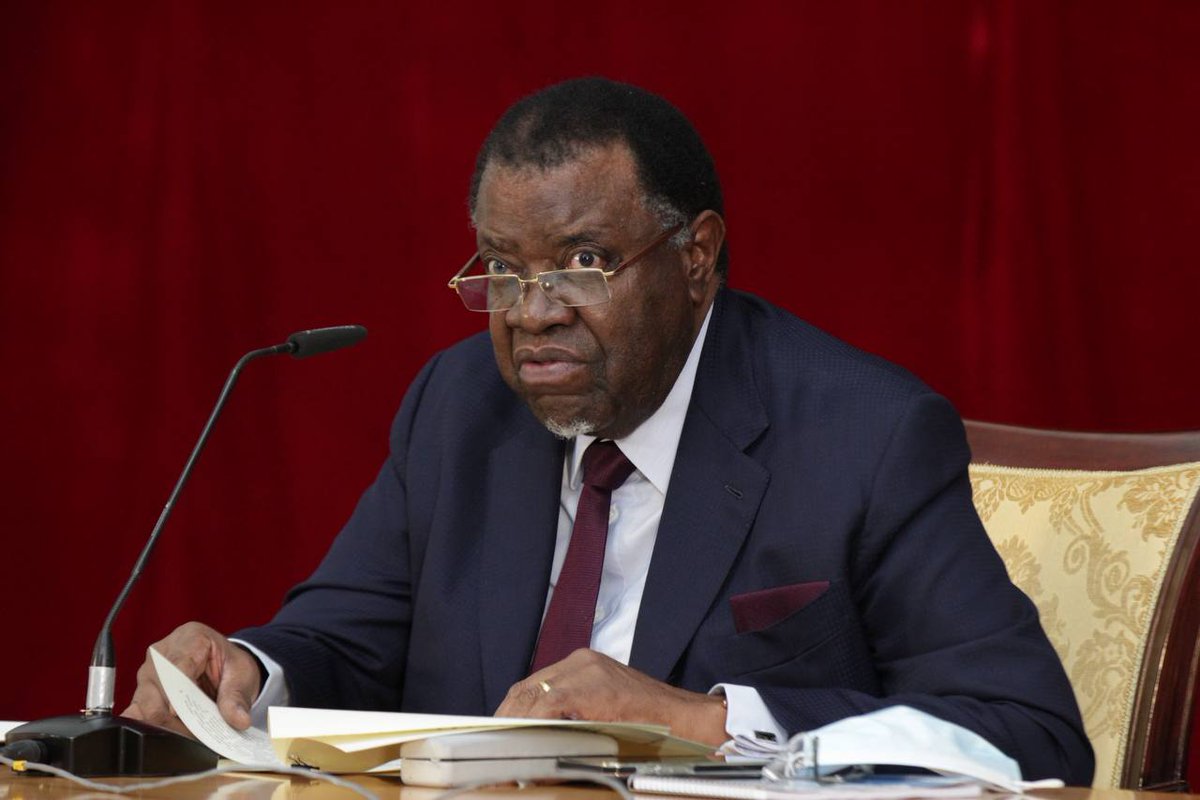 NewEraNewspaper's tweet photo. President Hage Geingob's message on the 46th commemoration of Cassinga Day, 4 May 2022: https://t.co/jO9VWQRCIl