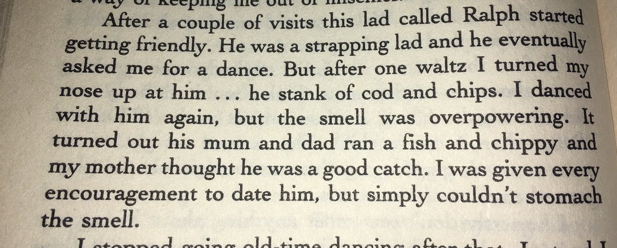 tinynoggin's tweet photo. #LynnePerrie #SecretsoftheStreet #oldtimedancing “…he stank of cod and chips” https://t.co/ZDY3EjozSp