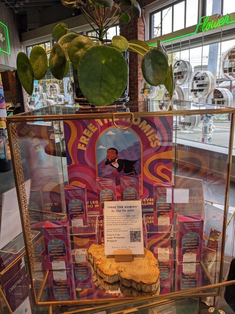 My “Free The Homies” pre-rolls w/ <a href="/solsticegrown/">Solstice</a> are now live in The Reef on Cap Hill in Seattle

Proceeds will go to <a href="/lastprisonerprj/">Last Prisoner Project</a> , a 501(c)(3) advocating for cannabis criminal justice reform

“If you legalize it, then free everyone who went to jail for selling it”

Pull up!