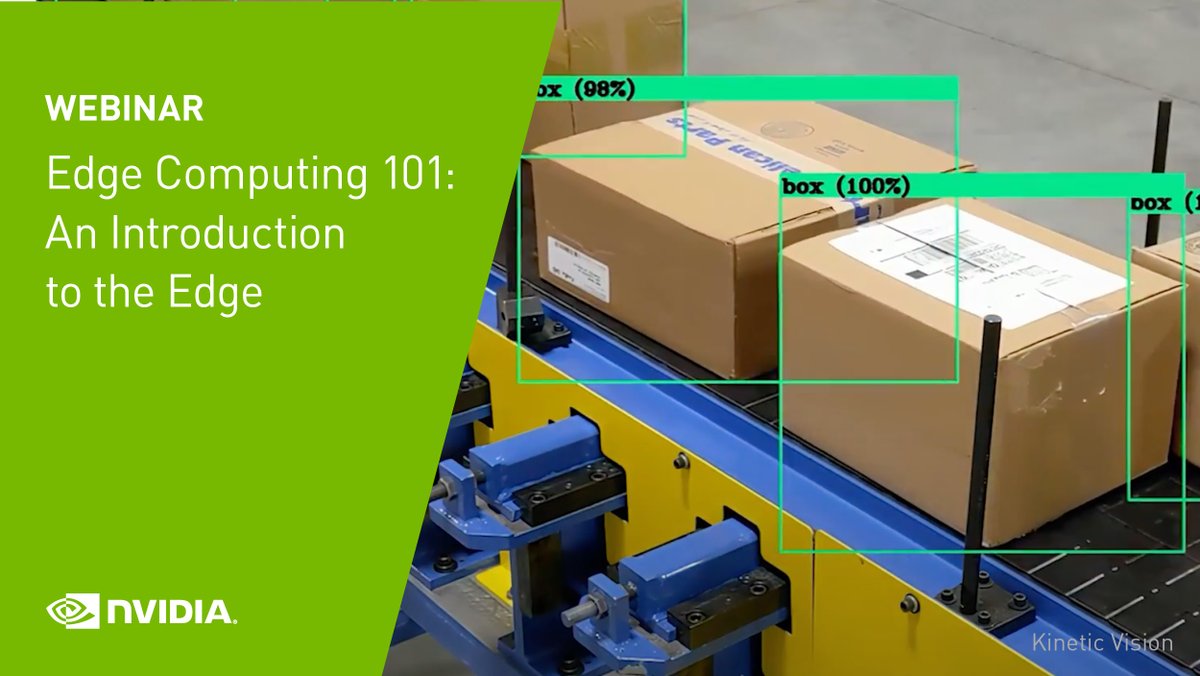 Learn how #AI, IoT, and edge computing are revolutionizing the enterprise computing landscape. Join for our Edge Computing 101 webinar on May 12.

Register now: nvda.ws/3y9NHc8