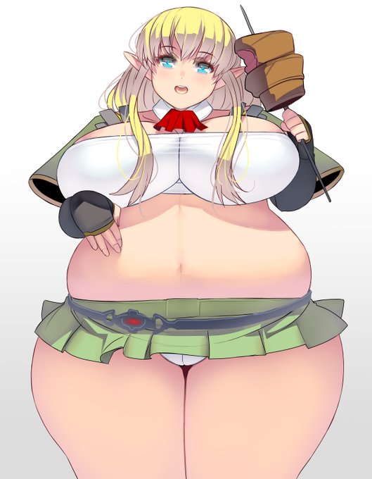 凄くぽっちゃりエルフさん 