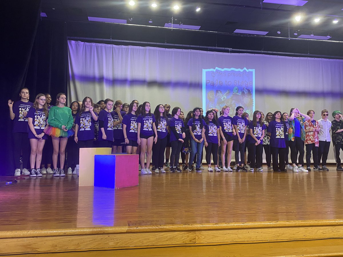 I’m super excited to watch Cedar Park Middle School’s “Page to Stage” performance where they bring elementary students’ stories to life on stage.  It’s all student-led.  The middle schoolers select the stories, adapt them, and perform them on stage!  #1lisd