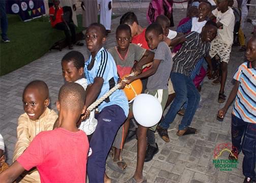 nationalmosque's tweet photo. PICTURES: On Tuesday, 3rd May 2022, The National Mosque of Ghana Foundation held a Fun Fair as part of the Eid-ul Fitr celebrations. 

Activities includes; bouncy cattle, horse riding, tag of wall etc. https://t.co/6KiATbnFbO