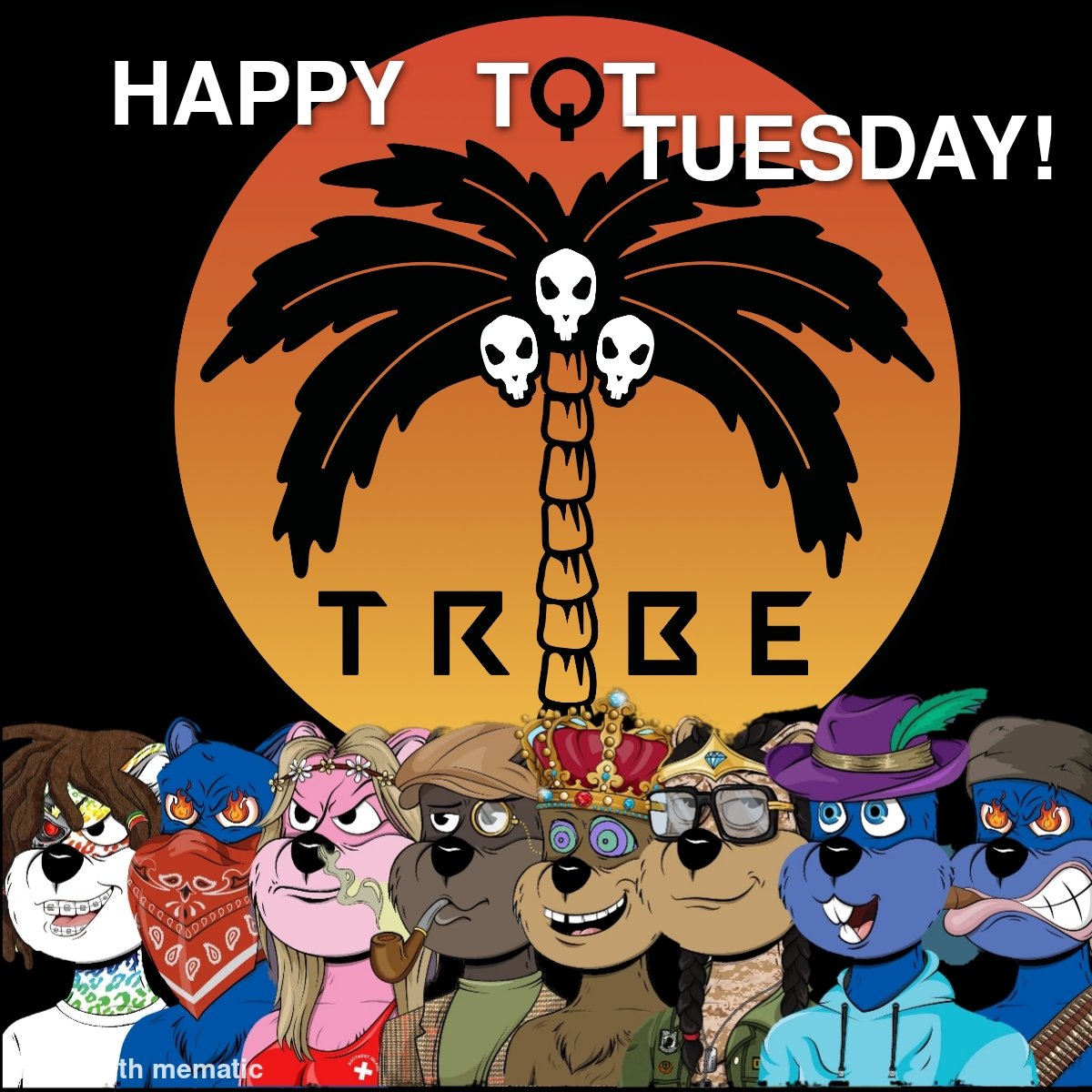 Happy Tribe Quokka TakeOver Tuesday! <a href="/TribeQuokka/">Tribe Quokka</a> <a href="/CosmicCats_/">Cosmic Cats</a> <a href="/badbearsmsk/">-</a> <a href="/BoredApeYC/">Bored Ape Yacht Club 🍌</a> #CosmicCats #BadBears #TribeQuokka #TribeUp #VIBETRIBE #TribeQ #BAYC #MAYC #CANTSTOPWONTSTOP #NFTProject #P2E #NFTCommunity #NFTshill #nftart #NFTs #NFT #ETH #RivalNFTs #Crypto #Airdrop #Web3
