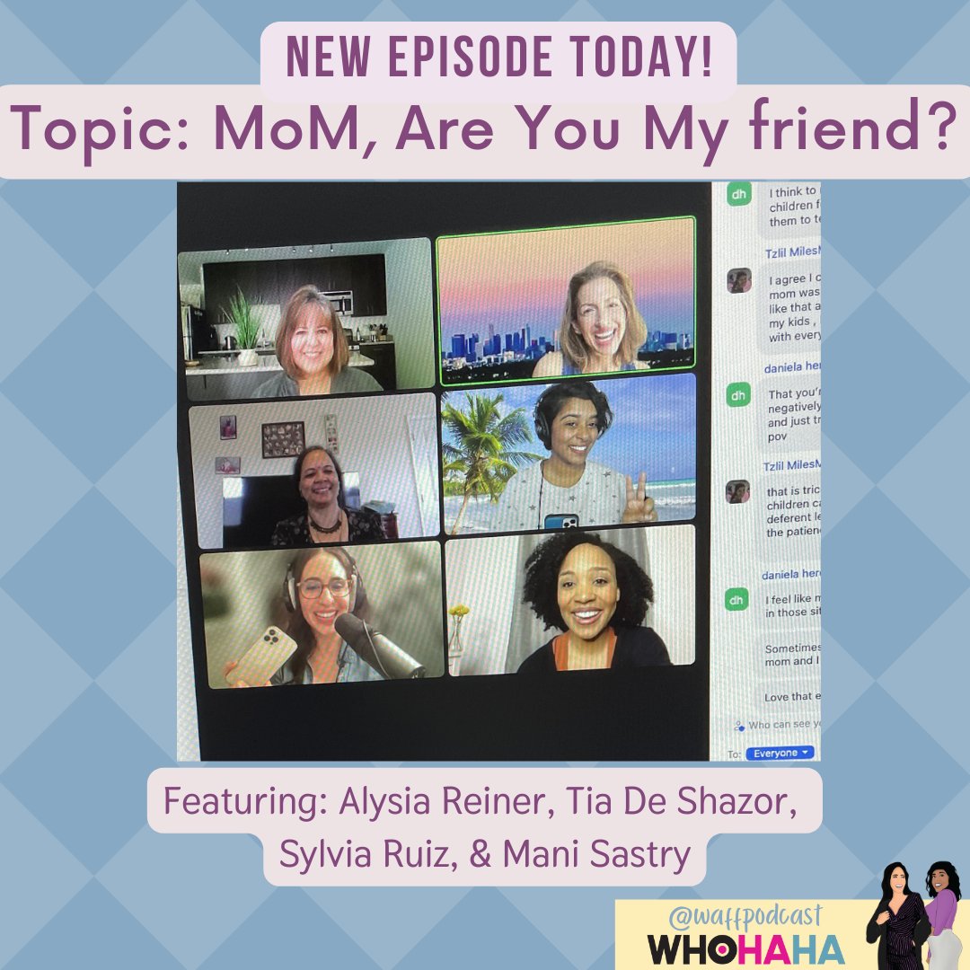 Moms make the world go round, no matter who they are in your life! This week, WAFF is celebrating moms, including the ORIGINAL WAFFam, Sylvia Ruiz and Mani Sastry. Hear from G&amp;P's moms, as well as <a href="/tiadeshazor/">Tia DeShazor</a> and <a href="/alysiareiner/">Alysia Reiner</a> in this re-release of our most recent live show!