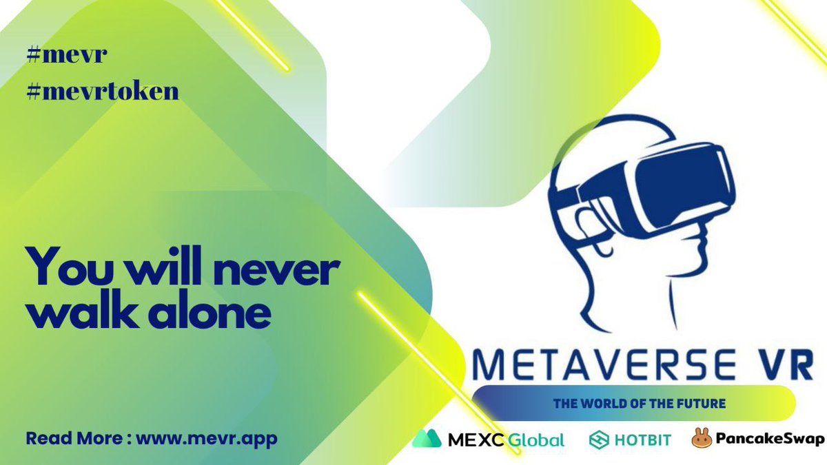 #mevr #mevrtoken #MetaverseVR that will be the new star of the crypto world is on #MEXCGlobal #hotbit and #BitMart exchanges.  It will shine brightly with incredible advertising deals in the near future.  Expectations are high, the team is solid and reliable.  #mevrtoken #mevr