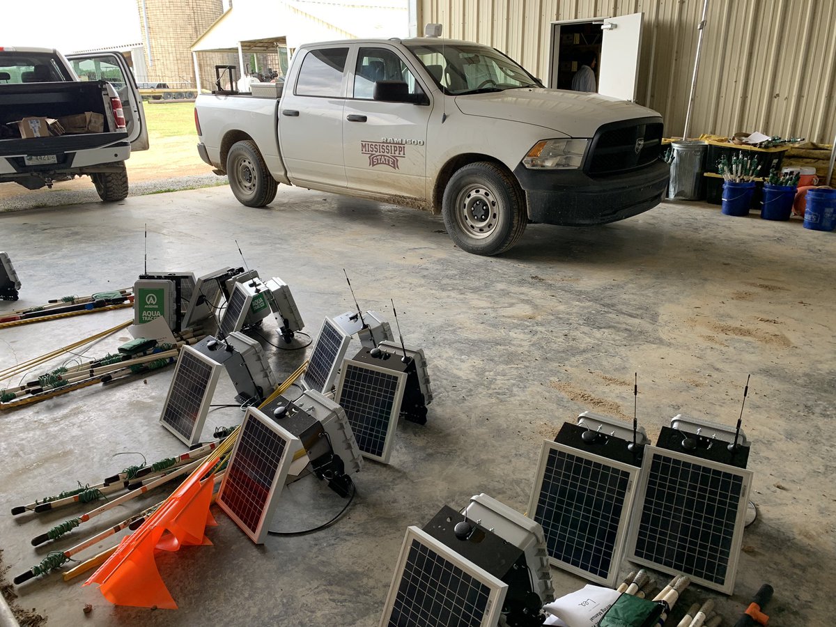 Today we packed up soil moisture sensor kits to go out to county agents. It won’t be long before sensors will be getting installed. #irrigation #mscrops #MSUext