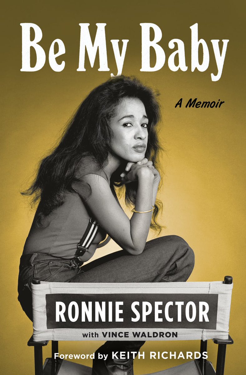 Released today--BE MY BABY: A Memoir, by Ronnie Spector with Vince Waldron. Revised edition with a new Postscript by Ronnie and a new Introduction by Keith Richards. In cloth and eBook from Henry Holt &amp; Co. Audiobook, narrated by Rosie Perez, is due June 7.