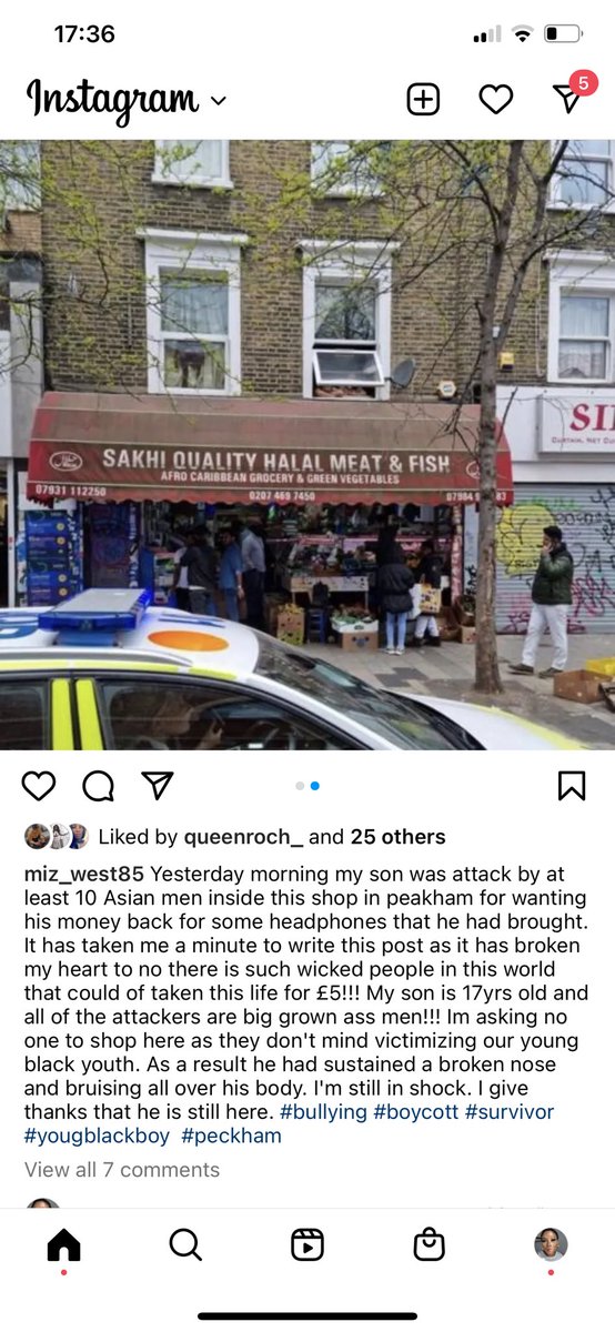 itsleahmai's tweet image. My 17 year old cousin was badly beaten up by 10 MEN who work in this shop in Peckham. 

He was by himself! Yet these big men broke his nose &amp;amp; more

All because of him wanting a return a faulty pair of headphones bought only 10 mins prior.  

I need everyone to BOYCOTT this shop